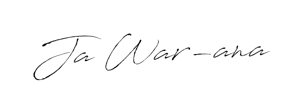 How to make Ja War-ana signature? Antro_Vectra is a professional autograph style. Create handwritten signature for Ja War-ana name. Ja War-ana signature style 6 images and pictures png