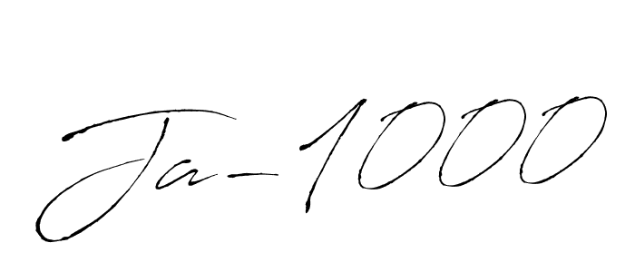 Make a beautiful signature design for name Ja-1000. With this signature (Antro_Vectra) style, you can create a handwritten signature for free. Ja-1000 signature style 6 images and pictures png