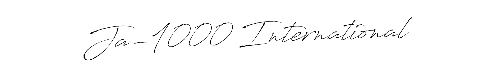 How to make Ja-1000 International signature? Antro_Vectra is a professional autograph style. Create handwritten signature for Ja-1000 International name. Ja-1000 International signature style 6 images and pictures png