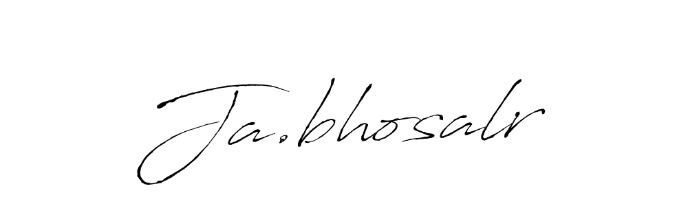 Similarly Antro_Vectra is the best handwritten signature design. Signature creator online .You can use it as an online autograph creator for name Ja.bhosalr. Ja.bhosalr signature style 6 images and pictures png