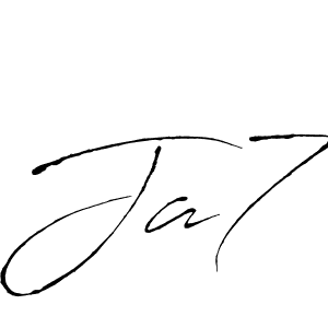 Create a beautiful signature design for name Ja7. With this signature (Antro_Vectra) fonts, you can make a handwritten signature for free. Ja7 signature style 6 images and pictures png