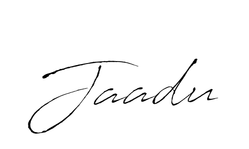 if you are searching for the best signature style for your name Jaadu. so please give up your signature search. here we have designed multiple signature styles  using Antro_Vectra. Jaadu signature style 6 images and pictures png