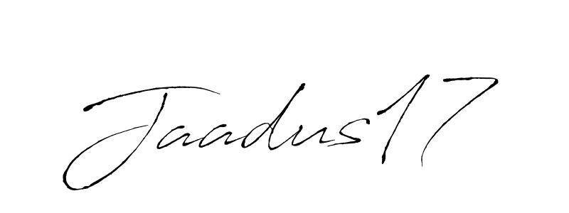 How to make Jaadus17 name signature. Use Antro_Vectra style for creating short signs online. This is the latest handwritten sign. Jaadus17 signature style 6 images and pictures png