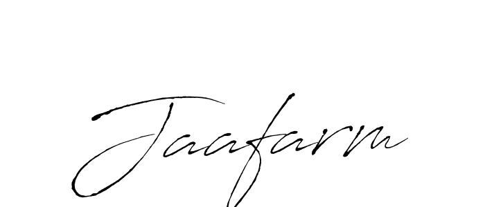Use a signature maker to create a handwritten signature online. With this signature software, you can design (Antro_Vectra) your own signature for name Jaafarm. Jaafarm signature style 6 images and pictures png