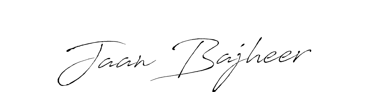 Jaan Bajheer stylish signature style. Best Handwritten Sign (Antro_Vectra) for my name. Handwritten Signature Collection Ideas for my name Jaan Bajheer. Jaan Bajheer signature style 6 images and pictures png