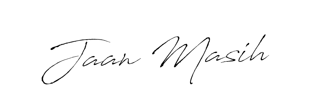 How to make Jaan Masih name signature. Use Antro_Vectra style for creating short signs online. This is the latest handwritten sign. Jaan Masih signature style 6 images and pictures png
