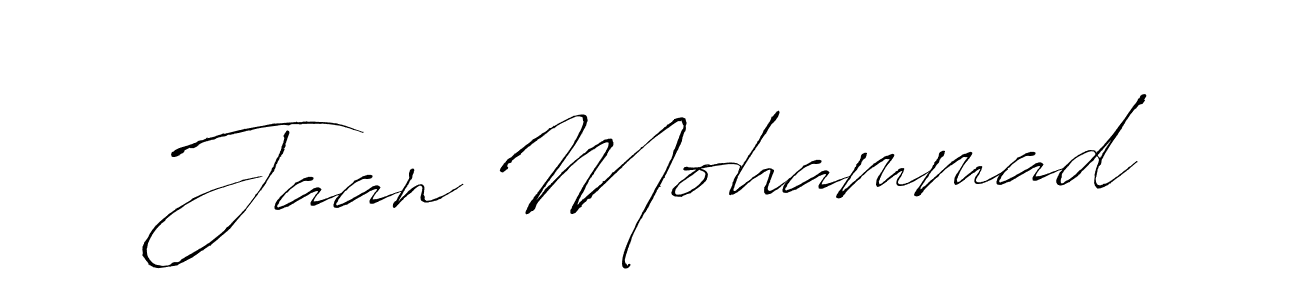 How to make Jaan Mohammad signature? Antro_Vectra is a professional autograph style. Create handwritten signature for Jaan Mohammad name. Jaan Mohammad signature style 6 images and pictures png