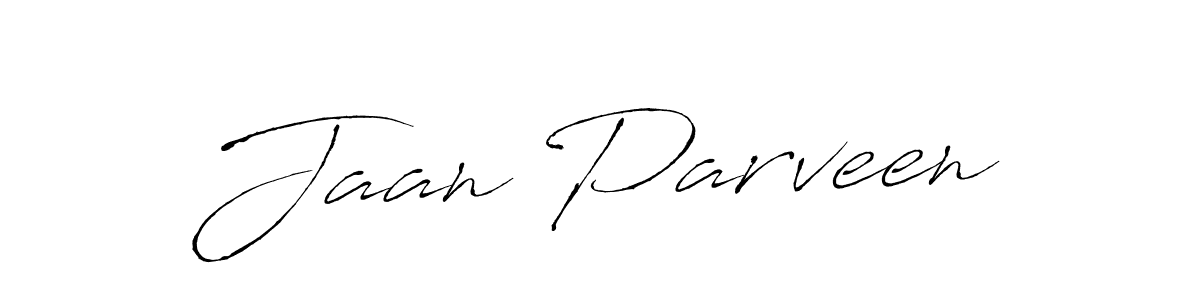 Antro_Vectra is a professional signature style that is perfect for those who want to add a touch of class to their signature. It is also a great choice for those who want to make their signature more unique. Get Jaan Parveen name to fancy signature for free. Jaan Parveen signature style 6 images and pictures png