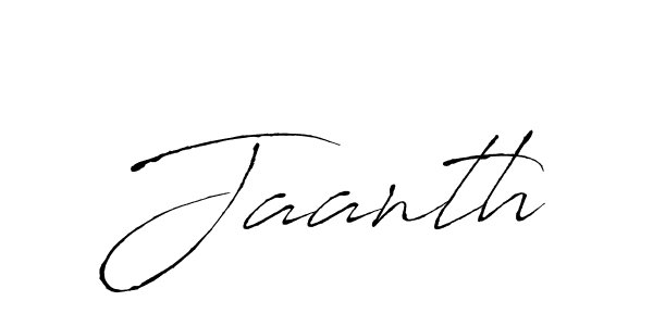 Design your own signature with our free online signature maker. With this signature software, you can create a handwritten (Antro_Vectra) signature for name Jaanth. Jaanth signature style 6 images and pictures png