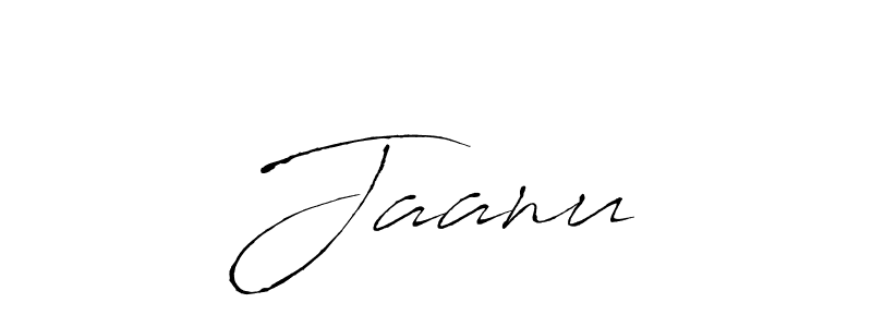 Design your own signature with our free online signature maker. With this signature software, you can create a handwritten (Antro_Vectra) signature for name Jaanu❤. Jaanu❤ signature style 6 images and pictures png