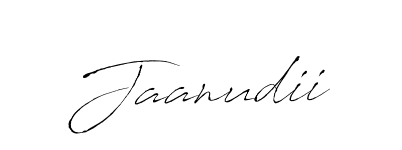 Create a beautiful signature design for name Jaanudii. With this signature (Antro_Vectra) fonts, you can make a handwritten signature for free. Jaanudii signature style 6 images and pictures png