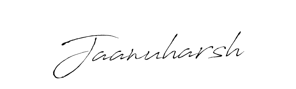 Jaanuharsh stylish signature style. Best Handwritten Sign (Antro_Vectra) for my name. Handwritten Signature Collection Ideas for my name Jaanuharsh. Jaanuharsh signature style 6 images and pictures png