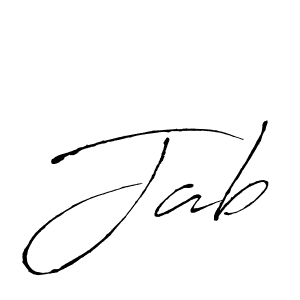 Use a signature maker to create a handwritten signature online. With this signature software, you can design (Antro_Vectra) your own signature for name Jab. Jab signature style 6 images and pictures png