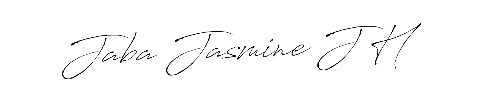 It looks lik you need a new signature style for name Jaba Jasmine J H. Design unique handwritten (Antro_Vectra) signature with our free signature maker in just a few clicks. Jaba Jasmine J H signature style 6 images and pictures png