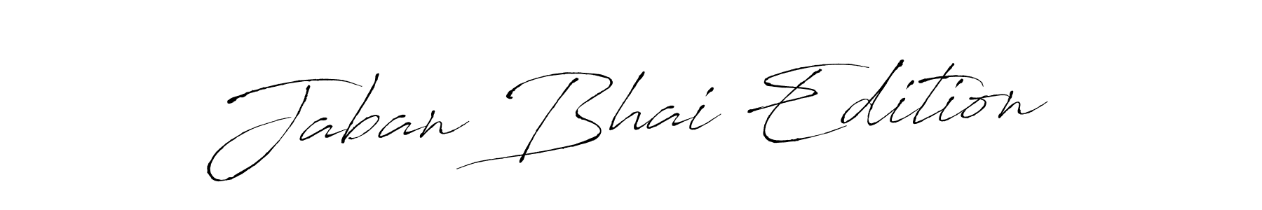 Antro_Vectra is a professional signature style that is perfect for those who want to add a touch of class to their signature. It is also a great choice for those who want to make their signature more unique. Get Jaban Bhai Edition name to fancy signature for free. Jaban Bhai Edition signature style 6 images and pictures png