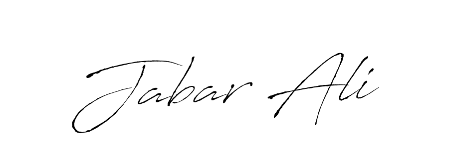 How to make Jabar Ali name signature. Use Antro_Vectra style for creating short signs online. This is the latest handwritten sign. Jabar Ali signature style 6 images and pictures png