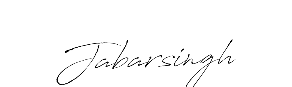 Use a signature maker to create a handwritten signature online. With this signature software, you can design (Antro_Vectra) your own signature for name Jabarsingh. Jabarsingh signature style 6 images and pictures png