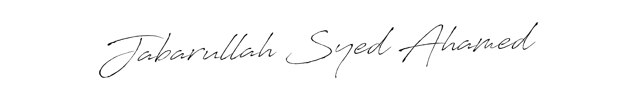 Make a short Jabarullah Syed Ahamed signature style. Manage your documents anywhere anytime using Antro_Vectra. Create and add eSignatures, submit forms, share and send files easily. Jabarullah Syed Ahamed signature style 6 images and pictures png