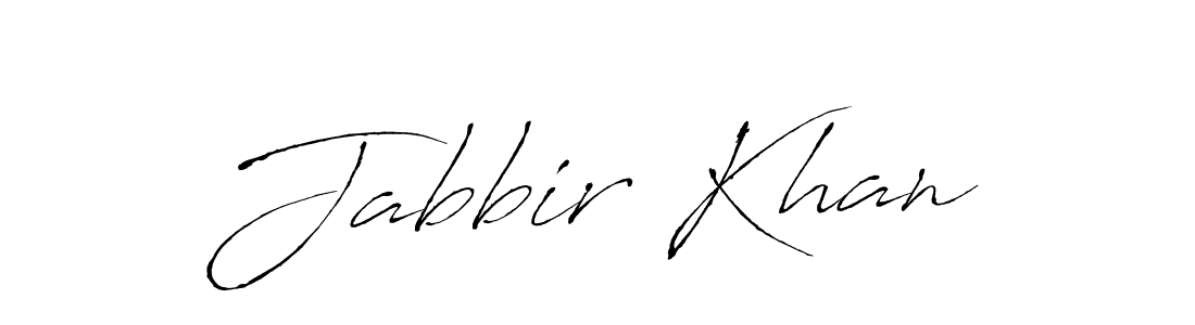 Also we have Jabbir Khan name is the best signature style. Create professional handwritten signature collection using Antro_Vectra autograph style. Jabbir Khan signature style 6 images and pictures png