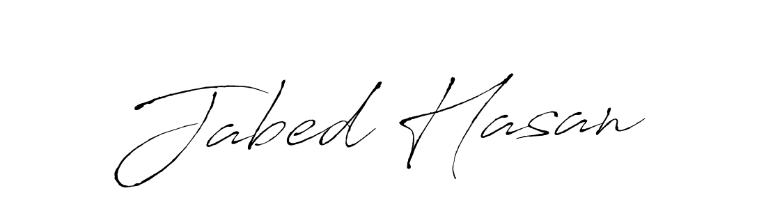 Use a signature maker to create a handwritten signature online. With this signature software, you can design (Antro_Vectra) your own signature for name Jabed Hasan. Jabed Hasan signature style 6 images and pictures png