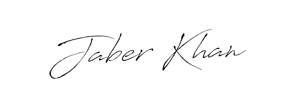 Use a signature maker to create a handwritten signature online. With this signature software, you can design (Antro_Vectra) your own signature for name Jaber Khan. Jaber Khan signature style 6 images and pictures png