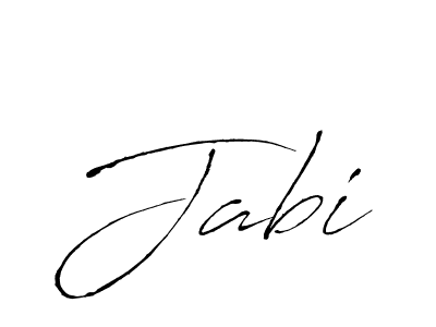 Jabi stylish signature style. Best Handwritten Sign (Antro_Vectra) for my name. Handwritten Signature Collection Ideas for my name Jabi. Jabi signature style 6 images and pictures png