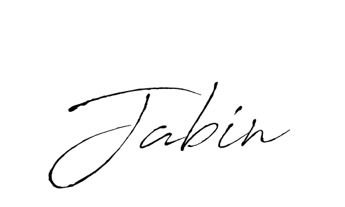 Also we have Jabin name is the best signature style. Create professional handwritten signature collection using Antro_Vectra autograph style. Jabin signature style 6 images and pictures png