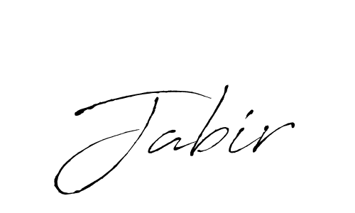 Design your own signature with our free online signature maker. With this signature software, you can create a handwritten (Antro_Vectra) signature for name Jabir. Jabir signature style 6 images and pictures png