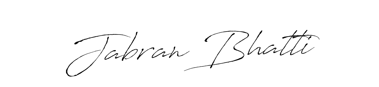Jabran Bhatti stylish signature style. Best Handwritten Sign (Antro_Vectra) for my name. Handwritten Signature Collection Ideas for my name Jabran Bhatti. Jabran Bhatti signature style 6 images and pictures png
