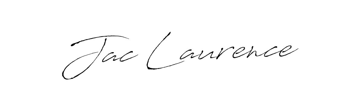 Jac Laurence stylish signature style. Best Handwritten Sign (Antro_Vectra) for my name. Handwritten Signature Collection Ideas for my name Jac Laurence. Jac Laurence signature style 6 images and pictures png