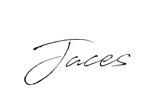 Jaces stylish signature style. Best Handwritten Sign (Antro_Vectra) for my name. Handwritten Signature Collection Ideas for my name Jaces. Jaces signature style 6 images and pictures png