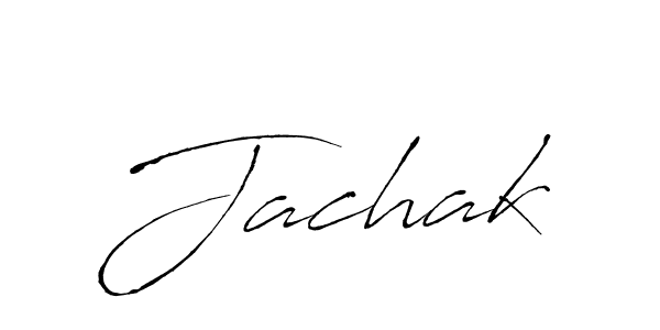 Design your own signature with our free online signature maker. With this signature software, you can create a handwritten (Antro_Vectra) signature for name Jachak. Jachak signature style 6 images and pictures png