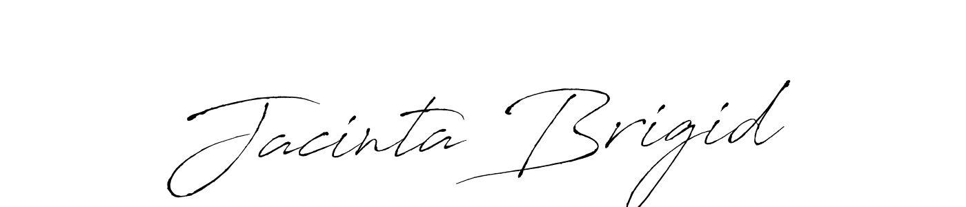 How to make Jacinta Brigid signature? Antro_Vectra is a professional autograph style. Create handwritten signature for Jacinta Brigid name. Jacinta Brigid signature style 6 images and pictures png
