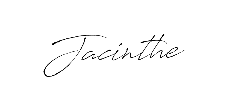 Jacinthe stylish signature style. Best Handwritten Sign (Antro_Vectra) for my name. Handwritten Signature Collection Ideas for my name Jacinthe. Jacinthe signature style 6 images and pictures png