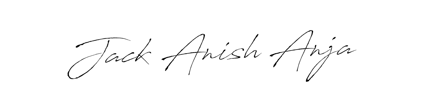 Antro_Vectra is a professional signature style that is perfect for those who want to add a touch of class to their signature. It is also a great choice for those who want to make their signature more unique. Get Jack Anish Anja name to fancy signature for free. Jack Anish Anja signature style 6 images and pictures png