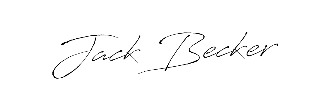 Make a beautiful signature design for name Jack Becker. With this signature (Antro_Vectra) style, you can create a handwritten signature for free. Jack Becker signature style 6 images and pictures png