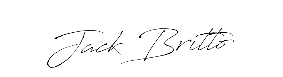 Create a beautiful signature design for name Jack Britto. With this signature (Antro_Vectra) fonts, you can make a handwritten signature for free. Jack Britto signature style 6 images and pictures png