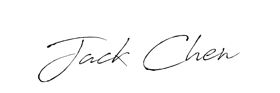 Design your own signature with our free online signature maker. With this signature software, you can create a handwritten (Antro_Vectra) signature for name Jack Chen. Jack Chen signature style 6 images and pictures png