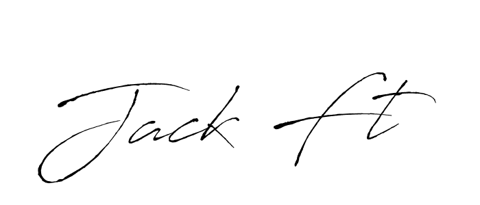 You should practise on your own different ways (Antro_Vectra) to write your name (Jack Ft) in signature. don't let someone else do it for you. Jack Ft signature style 6 images and pictures png