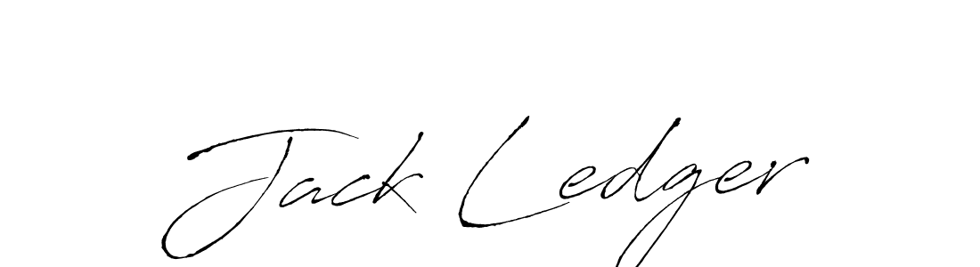 Design your own signature with our free online signature maker. With this signature software, you can create a handwritten (Antro_Vectra) signature for name Jack Ledger. Jack Ledger signature style 6 images and pictures png