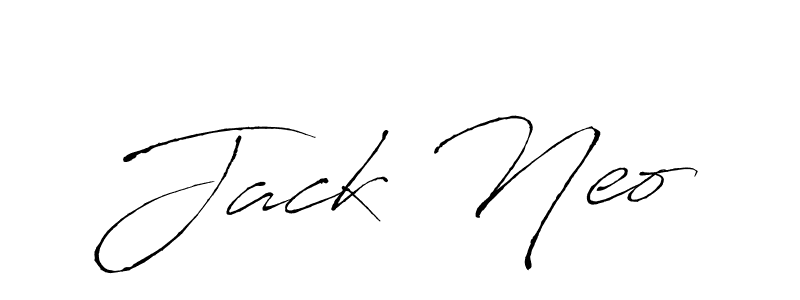 The best way (Antro_Vectra) to make a short signature is to pick only two or three words in your name. The name Jack Neo include a total of six letters. For converting this name. Jack Neo signature style 6 images and pictures png