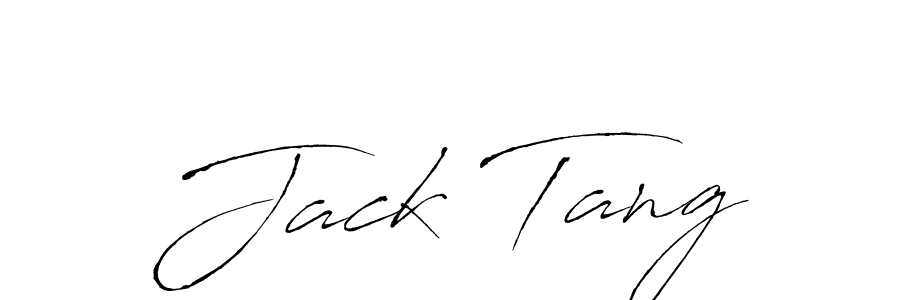 Design your own signature with our free online signature maker. With this signature software, you can create a handwritten (Antro_Vectra) signature for name Jack Tang. Jack Tang signature style 6 images and pictures png