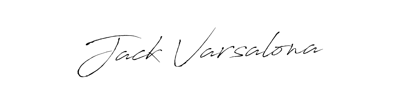 Create a beautiful signature design for name Jack Varsalona. With this signature (Antro_Vectra) fonts, you can make a handwritten signature for free. Jack Varsalona signature style 6 images and pictures png