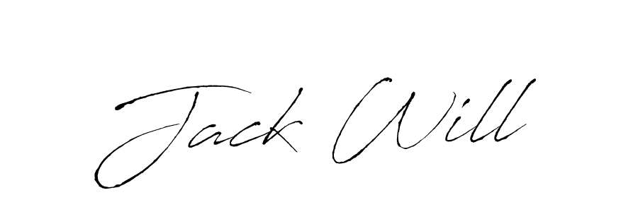 Use a signature maker to create a handwritten signature online. With this signature software, you can design (Antro_Vectra) your own signature for name Jack Will. Jack Will signature style 6 images and pictures png