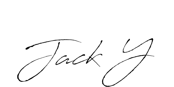 How to make Jack Y signature? Antro_Vectra is a professional autograph style. Create handwritten signature for Jack Y name. Jack Y signature style 6 images and pictures png