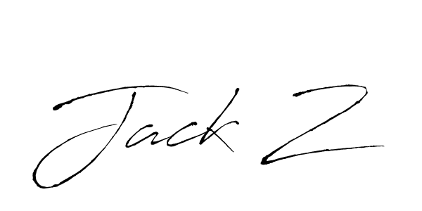 How to make Jack Z signature? Antro_Vectra is a professional autograph style. Create handwritten signature for Jack Z name. Jack Z signature style 6 images and pictures png