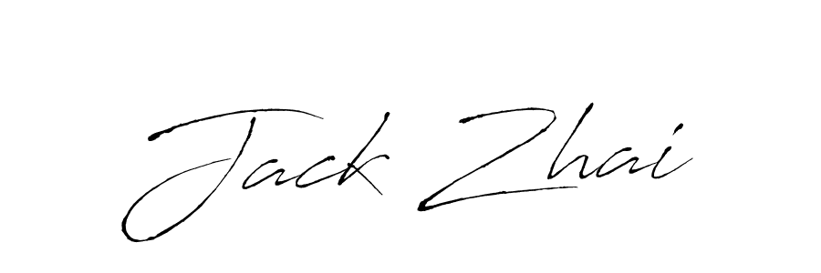 Create a beautiful signature design for name Jack Zhai. With this signature (Antro_Vectra) fonts, you can make a handwritten signature for free. Jack Zhai signature style 6 images and pictures png