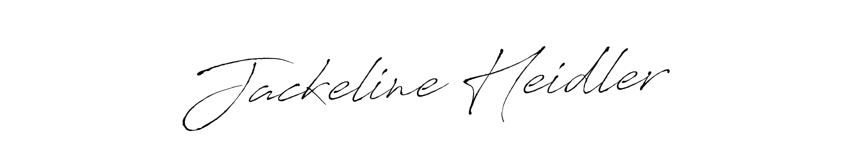 It looks lik you need a new signature style for name Jackeline Heidler. Design unique handwritten (Antro_Vectra) signature with our free signature maker in just a few clicks. Jackeline Heidler signature style 6 images and pictures png