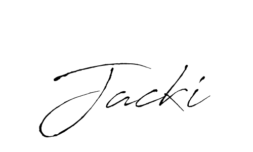 How to make Jacki name signature. Use Antro_Vectra style for creating short signs online. This is the latest handwritten sign. Jacki signature style 6 images and pictures png