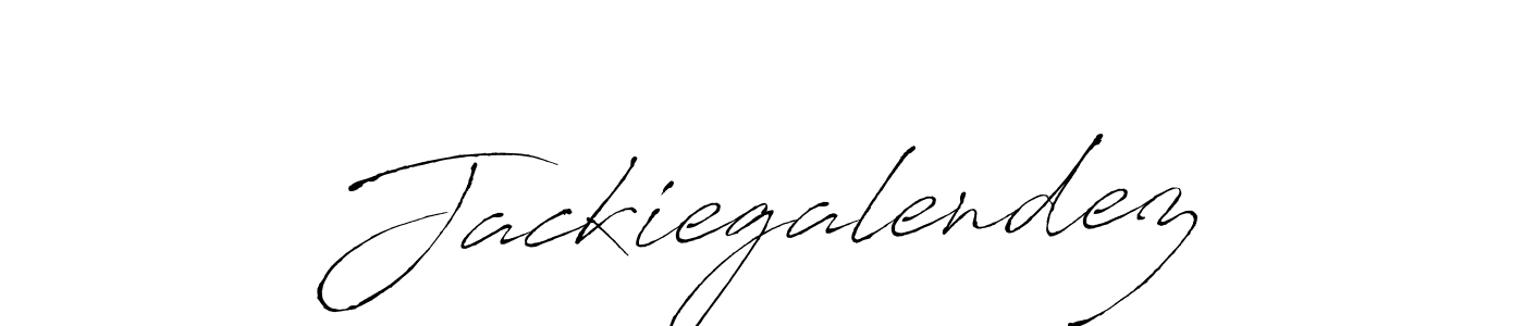 The best way (Antro_Vectra) to make a short signature is to pick only two or three words in your name. The name Jackiegalendez include a total of six letters. For converting this name. Jackiegalendez signature style 6 images and pictures png